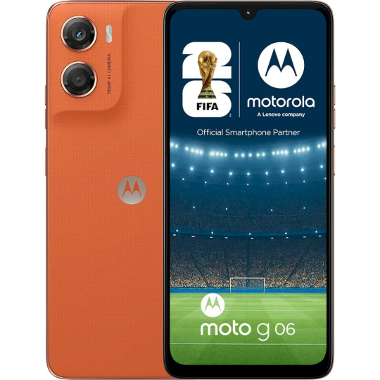 Motorola Moto G06 8GB/256GB DS GSM PANTONE oranžový