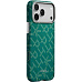 Pitaka Ultra-Slim Case MagSafe kryt iPhone 17 Pro Monogram-Gold/Green