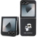 Karl Lagerfeld PU Saffiano Karl and Choupette kryt Samsung Galaxy Z Flip 6 černý