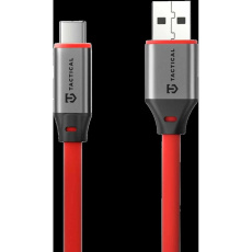 Tactical Fat Man 2.0 kabel USB-A/USB-C 1m červený