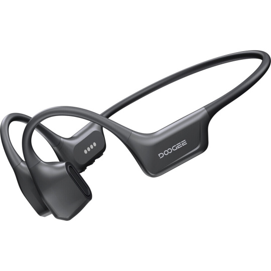 Doogee BoneAir Swim bezdrátová sluchátka tmavě šedá