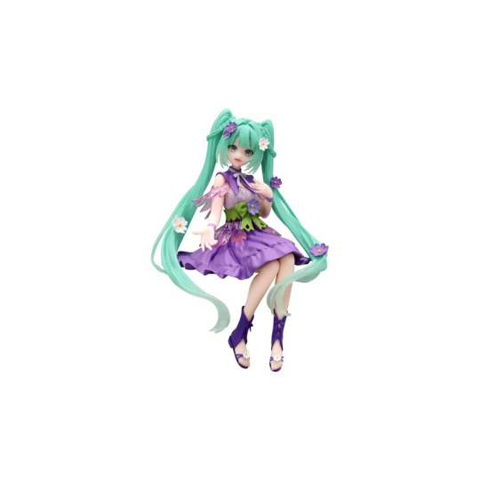 Figurka Furyu Hatsune Miku Noodle Stopper - Flower Fairy Cosmos Purple Color 14 cm
