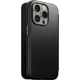 Nomad Modern Leather Folio iPhone 15 Pro černý