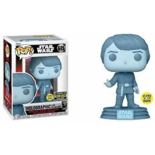 Funko POP! #615 Star Wars: RotJ 40th- Holo Luke (GITD)