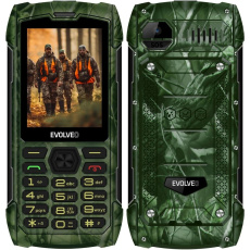 EVOLVEO StrongPhone H1 vodotěsný odolný Dual SIM telefon lovecká kamufláž EVOLVEO StrongPhone H1 vodotěsný odolný Dual SIM telefon lovecká kamufláž
