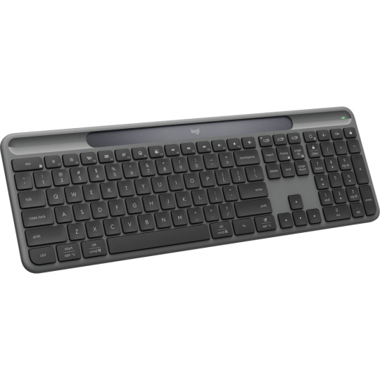 Logitech K980 Signature Slim Solar+ bezdrátová klávesnice černá US