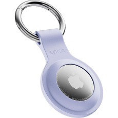 Epico silikonové pouzdro s plnou zadní stranou pro AirTag fialové Epico silikonové pouzdro s plnou zadní stranou pro AirTag fialové