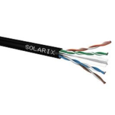 Instalační kabel Solarix venkovní UTP, Cat6, drát, PE, cívka 500m SXKD-6-UTP-PE