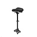 Small Back Seat for Xiaomi Scooter M365/1S/Pro/Pro2 Black-Red (OEM)