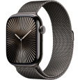 Apple Watch Series 10 Cellular 46mm Břidlicově šedý titan s břidlicově šedým milánským tahem M/L