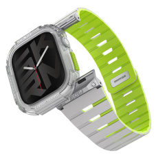 SKINARMA Gemini + Atom řemínek a kryt Apple Watch 42mm limetkový (neonový) SKINARMA Gemini + Atom řemínek a kryt Apple Watch 42mm limetkový (neonový)