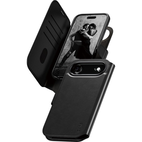 PanzerGlass® CARE Tango 2v1 Wallet pouzdro s MagSafe Apple iPhone Air černé