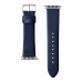 LAUT Prestige saffiánový řemínek Apple Watch 42/44 mm modrý