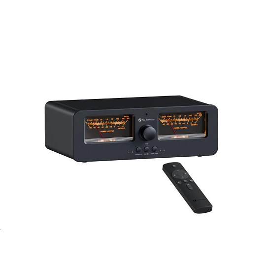 Fosi LC30 přepínač repro/zesilovačů s VU metry - černý Fosi LC30 přepínač repro/zesilovačů s VU metry - černý