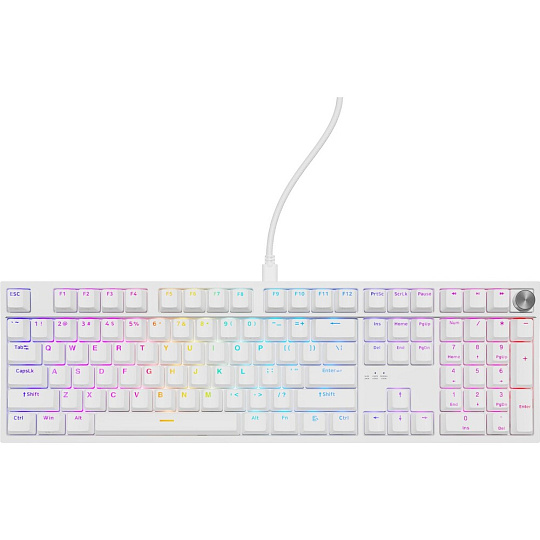 Genesis Thor 404 herní klávesnice Outemu Peach Silent US bílá