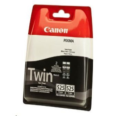 Canon CARTRIDGE PGI-525 PGBK černá TWIN-PACK pro PIXMA MG5150, iX6550, MG5150, MG5250, MG5350, MG6150, MG8150 (680 str.)