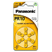 PANASONIC Zinkovzduchová baterie PR-230(10)/6LB AAA 1,2V (Blistr 6ks)