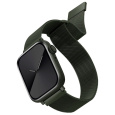 UNIQ Dante ocelový řemínek Apple Watch 46/45/44/42mm Hunter zelený