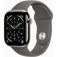 Apple Watch Series 11 Cellular (42mm) Přírodní titan se skálově šedým sportovním řemínkem M/L