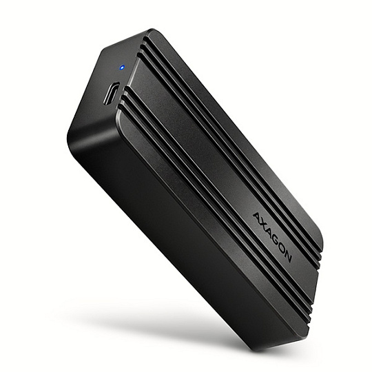 AXAGON EEM2-40G, USB-C 40Gbps externí box pro M.2 NVMe SSD, zesílený hliník