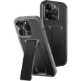 UNIQ Heldro Mount Stand ochranný kryt iPhone 15 Pro Max Vapour (kouřový)