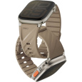 UNIQ Fluo Magnetický řemínek pro Apple Watch (49-40mm) Soft Sand