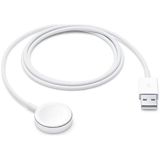 Apple Watch USB-A magnetický napájecí kabel 1m bílý