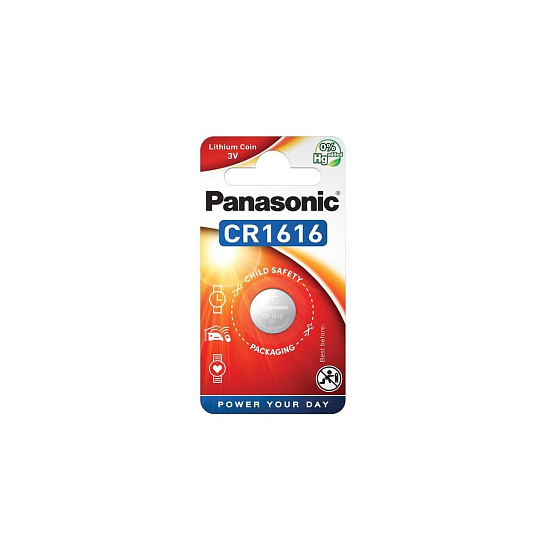 PANASONIC Lithiová baterie (knoflíková) CR-1616EL/1B  3V (Blistr 1ks)