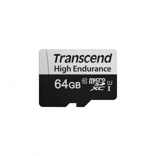 TRANSCEND MicroSDXC karta 64GB 350V, High Endurance