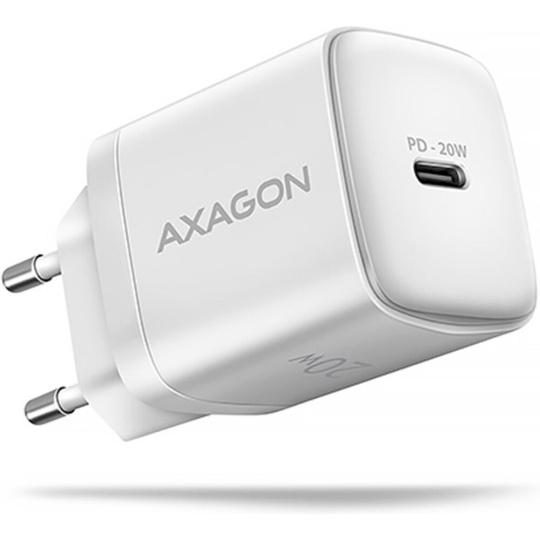 AXAGON ACU-PD20W nabíječka do sítě 1x port 20W bílá