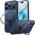 Torras Ostand Q3 Spin MagSafe kryt iPhone 17 Pro Max midnight blue