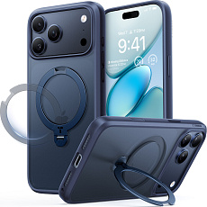 Torras Ostand Q3 Spin MagSafe kryt iPhone 17 Pro Max midnight blue