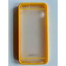 Jekod TPU Ochranné Pouzdro iPhone 5/5S/SE + fólie - oranžové