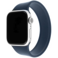 FIXED provlékací silikonový řemínek Apple Watch 42/44/45mm XL modrý