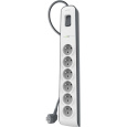 Belkin přepěťová ochrana (BSV603) 6 zásuvek bílá