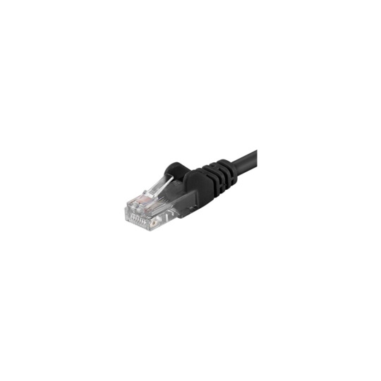 PremiumCord Patch kabel UTP RJ45-RJ45 CAT6 1m černý