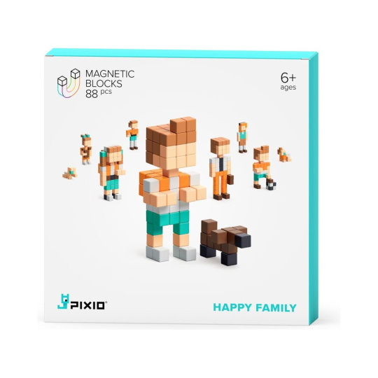 PIXIO Happy Family magnetická stavebnice