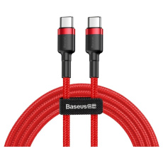 Baseus Cafule USB-C/USB-C napájecí kabel 60W 1m červený