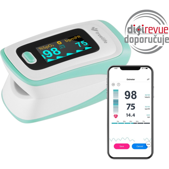 TrueLife Oximeter X5 BT – Pulzní oxymetr s Bluetooth