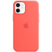 Apple silikonový kryt s MagSafe na iPhone 12 mini citrusově růžový