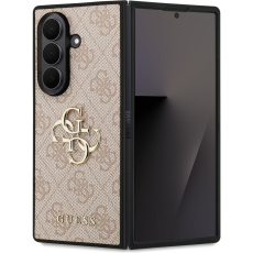 Guess PU 4G Metal Logo kryt Samsung Galaxy Z Fold 7 růžový