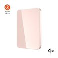 FIXED MagZen 5 Crystal MagSafe/Qi2 powerbanka, 5000mAh, růžová