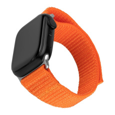 FIXED Nylon Sporty Strap řemínek Apple Watch Ultra 49mm, oranžový