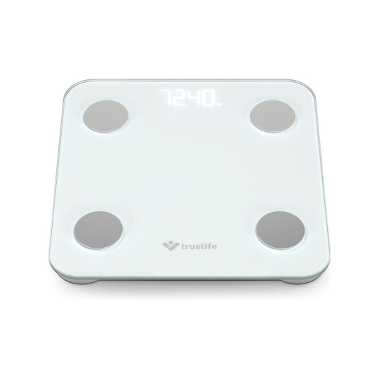 Chytrá váha TrueLife FitScale W1 BT bílá