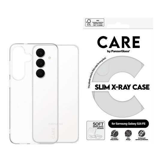 PanzerGlass® CARE X-Ray kryt Samsung Galaxy S25 FE čirý