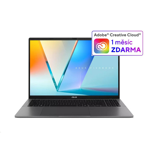 ASUS NTB Vivobook S 16 (M3607KA-OLED056WZ), AI 5 330, 16" 1920x1200, 32GB, 512GB SSD, Radeon, W11 Home, Matte Gray
