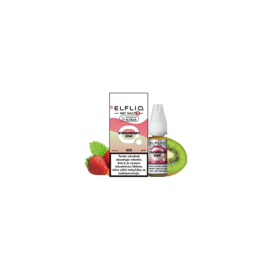 Elfliq Salt Jahoda a kiwi 10ml (10mg)