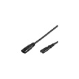 PremiumCord síťový kabel prodlužovací IEC 60320 C7>C8 230V 2m