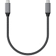 Satechi USB-C/USB-C napájecí kabel 8K 100W 0,25m šedý