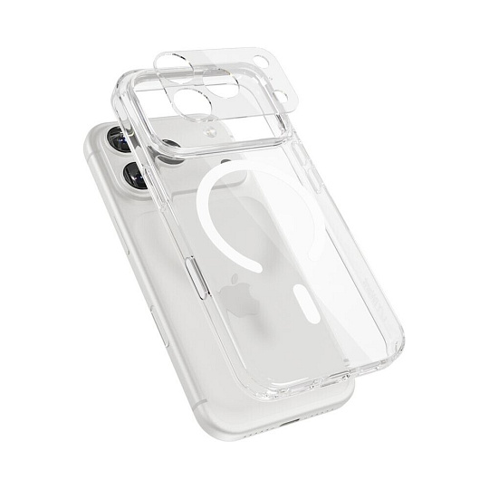 iWant Hero Mag+ MagSafe kryt pro iPhone 17 Pro Max + camera island protector čirý